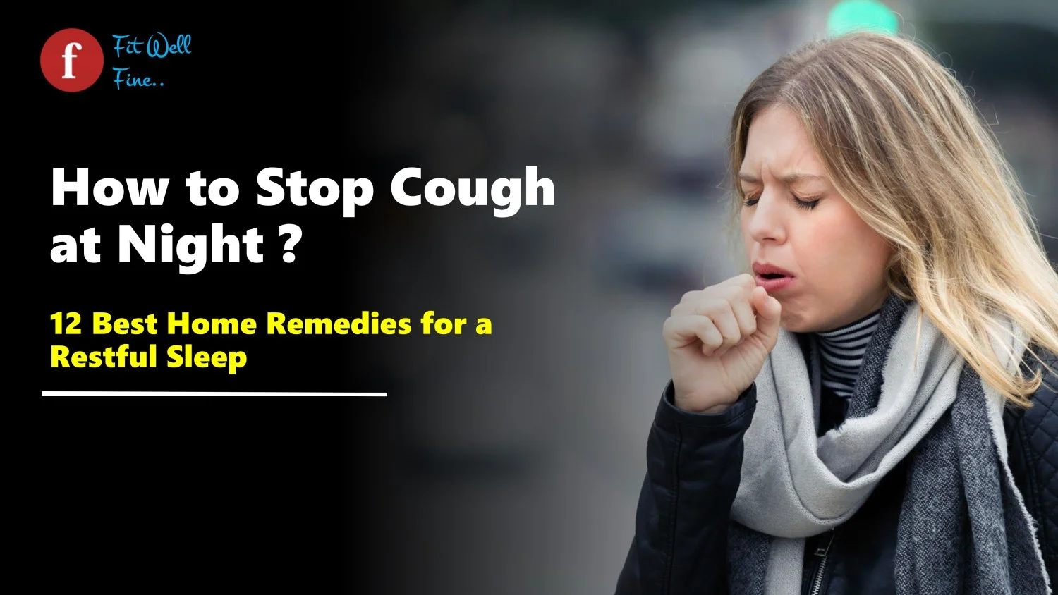 How to stop cough at night naturally